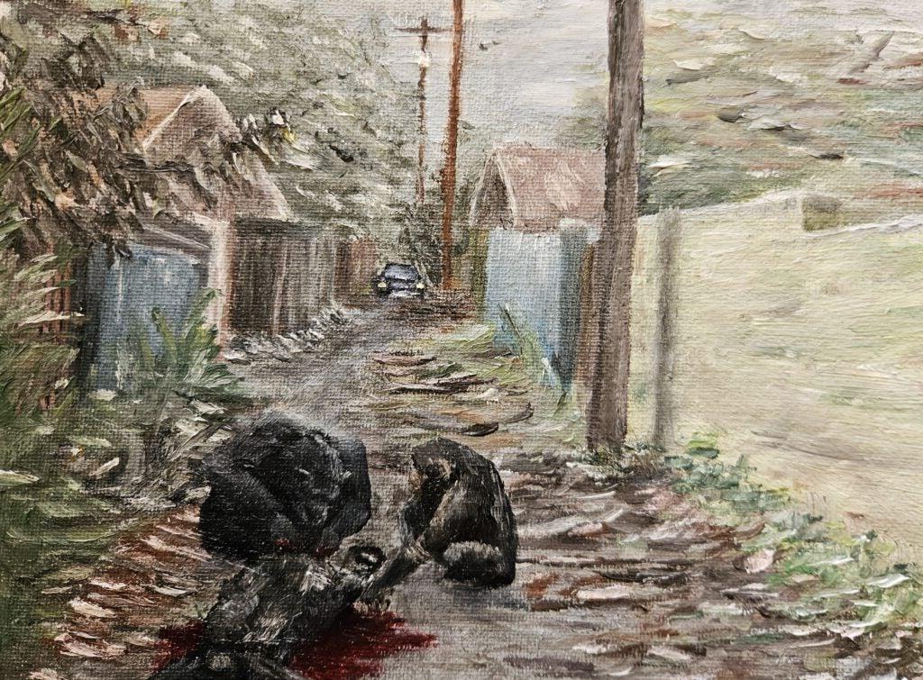 Ezra Jones, 12th Grade, "Of Apes in Alley"